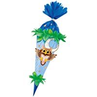 Folia- Juego Colegio con búho- Incluye Bolsa Escolar en Blanco de cartón Ondulado 3D Aprox. 68 cm- Hojas de diseños y…